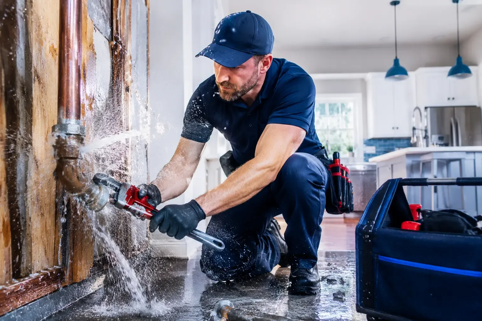 Local emergency pipe repair professionals in Vaiden, MS